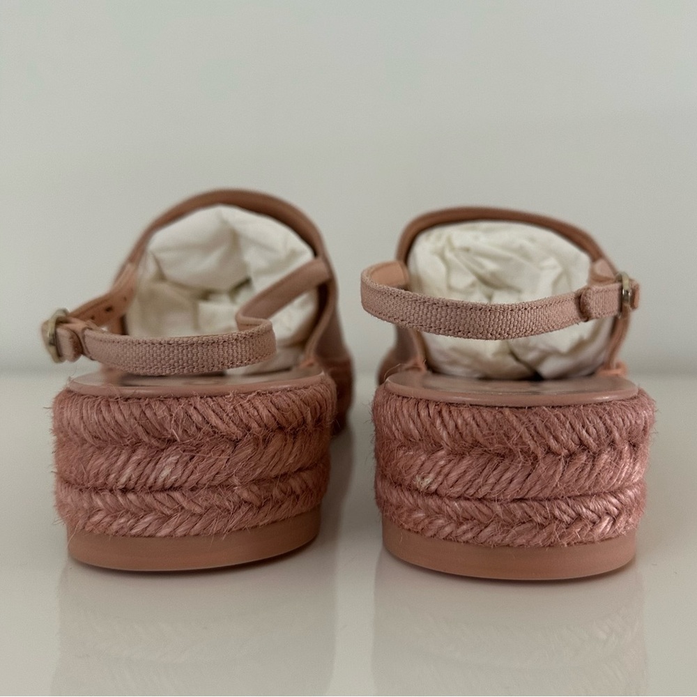 Chanel Women's Pink Espadrille Sandals - Picture 8 of 10